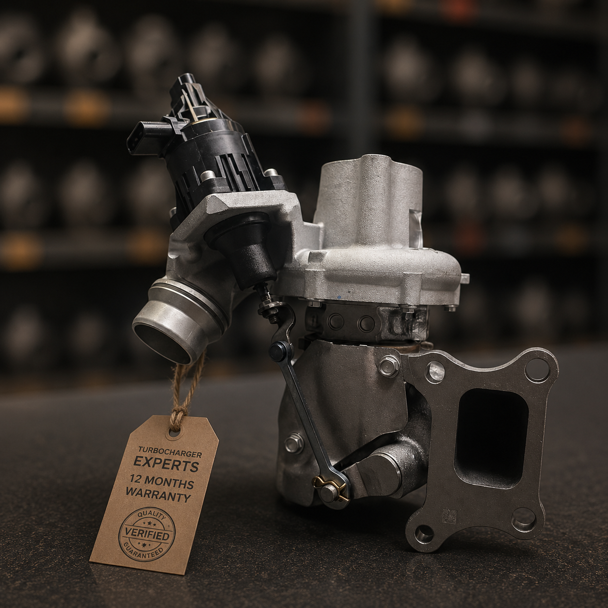 Tested turbocharger ready for dispatch